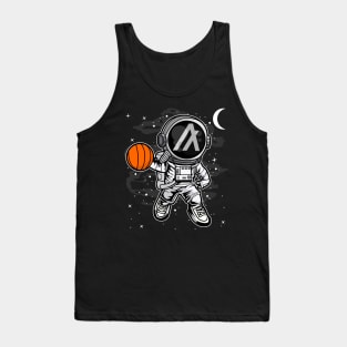 Astronaut Basketball Algorand ALGO Coin To The Moon Crypto Token Cryptocurrency Blockchain Wallet Birthday Gift For Men Women Kids Tank Top